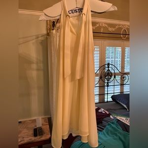 Dance&Marvel Cream Mini Dress